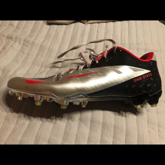 Pair of Nike Ohio State football cleats. - Picture 2 of 3